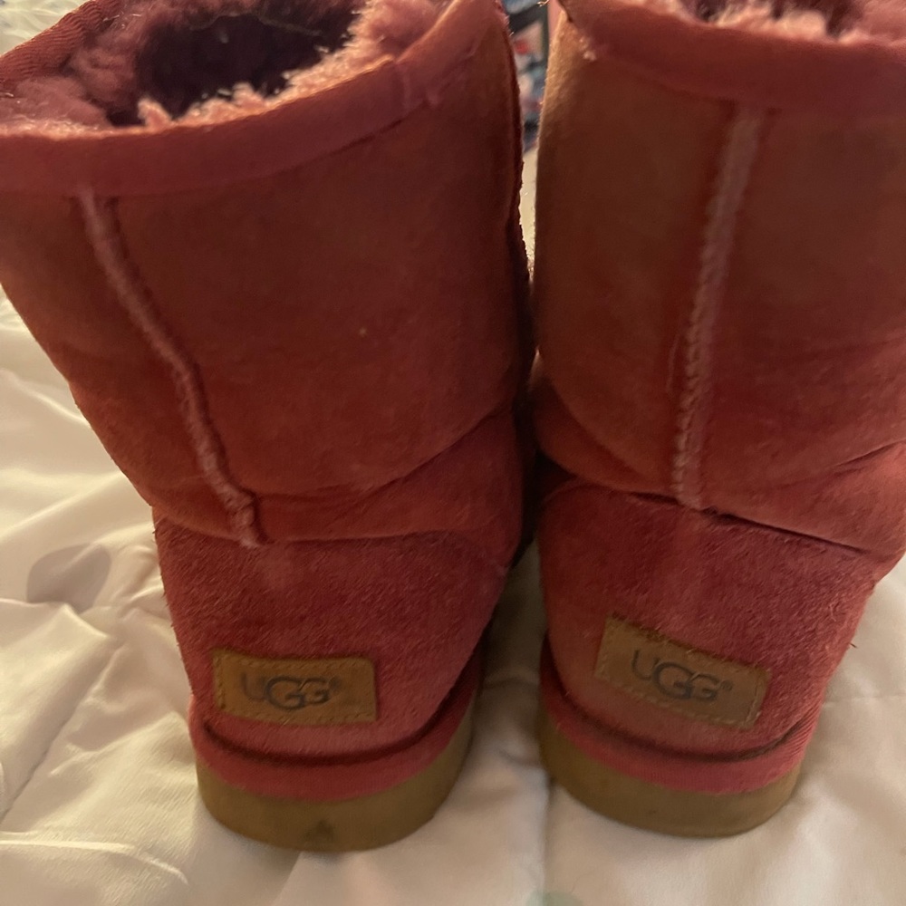Dark red Uggs